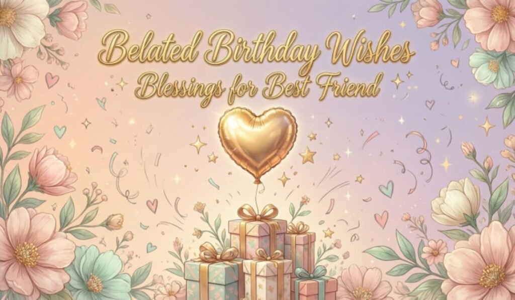 Belated Birthday Wishes Blessings for Best Friend
