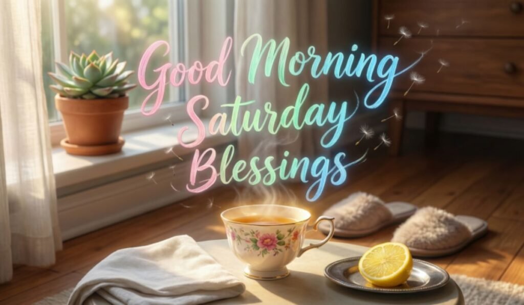 Good Morning Saturday Blessings GIF

