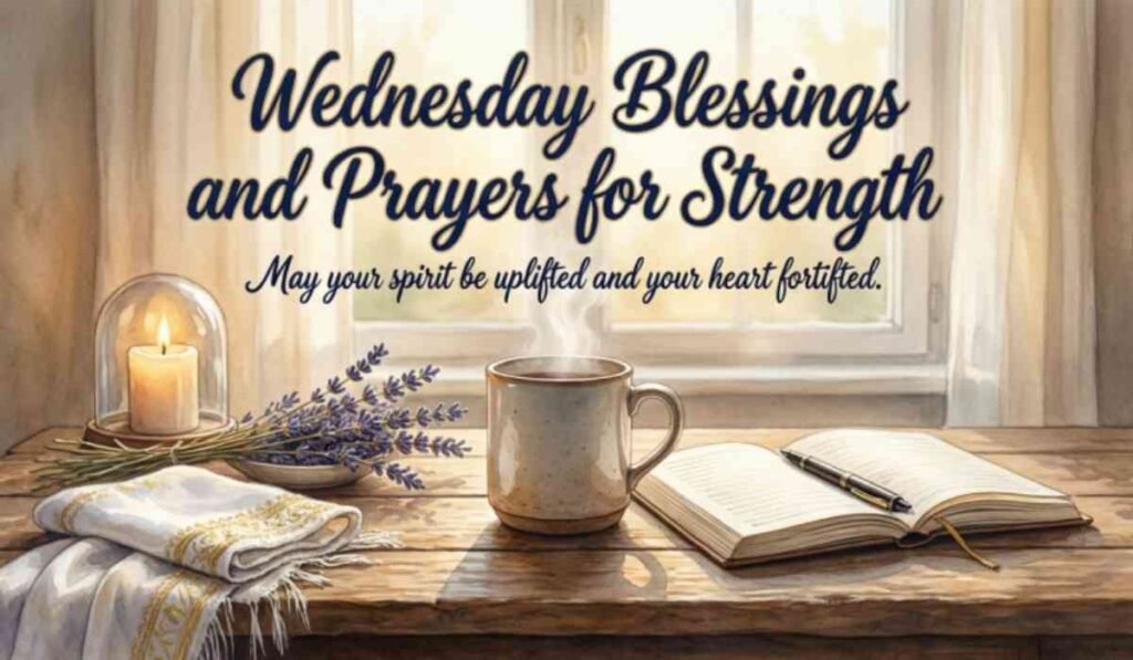 Wednesday Blessings and Prayers for Strength