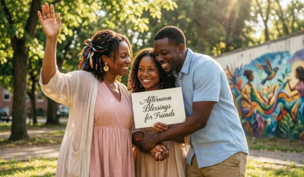 African American Afternoon Blessings for Friends