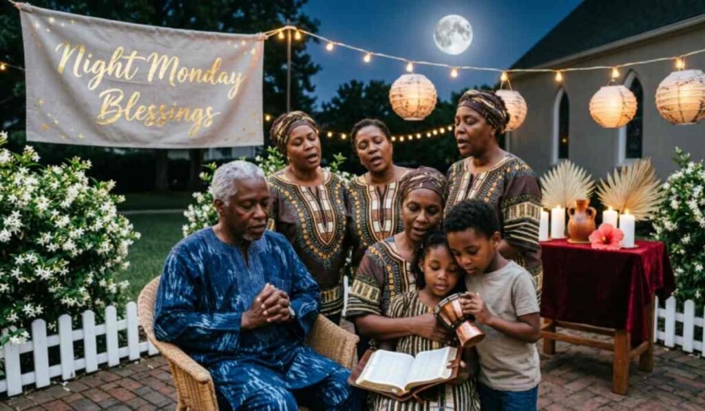 African American Night Monday Blessings