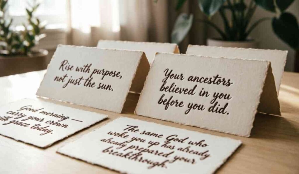 Authentic African American Good Morning Quotes