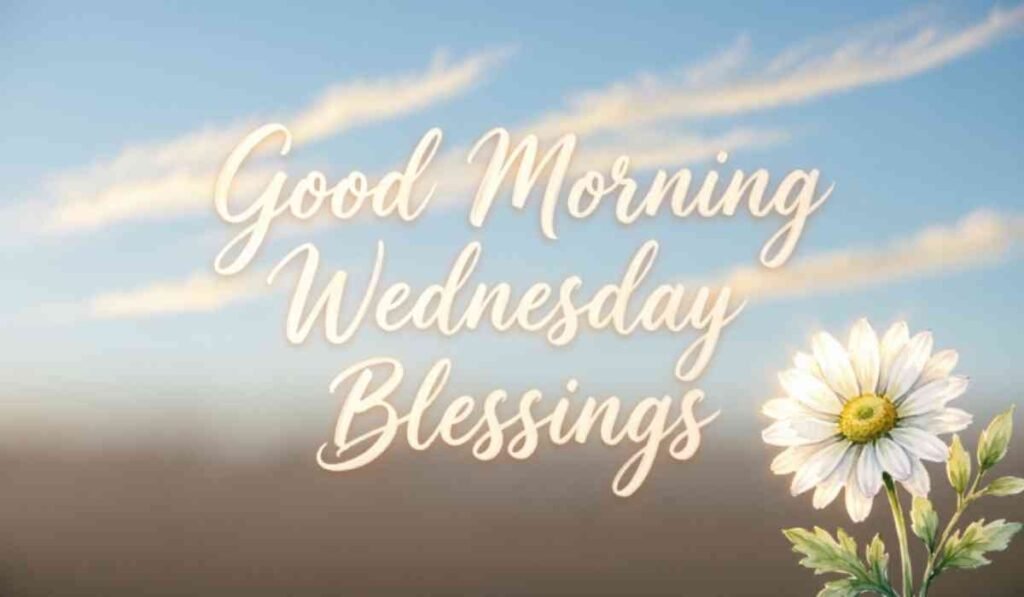Good Morning Happy Wednesday Blessings
