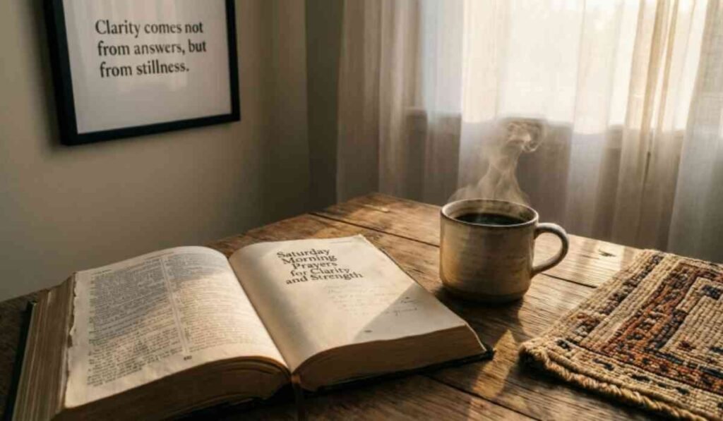 Saturday Morning Prayers for Clarity and Strength