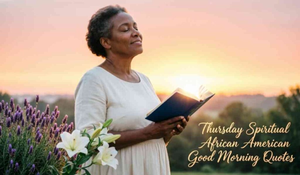 Thursday Spiritual African American Good Morning Quotes