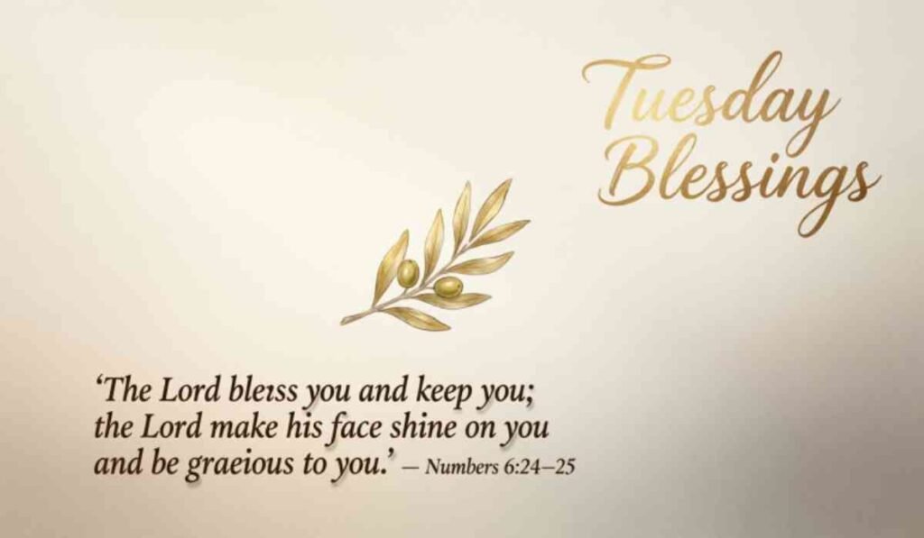 Tuesday Blessings With Bible Verse