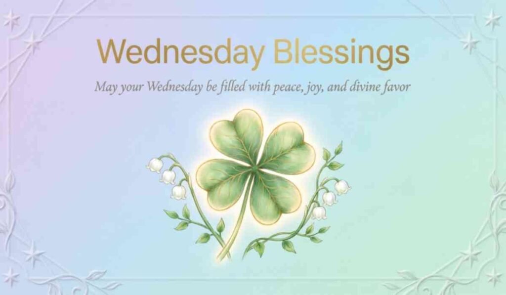 Wednesday Blessings Image Card and Captions