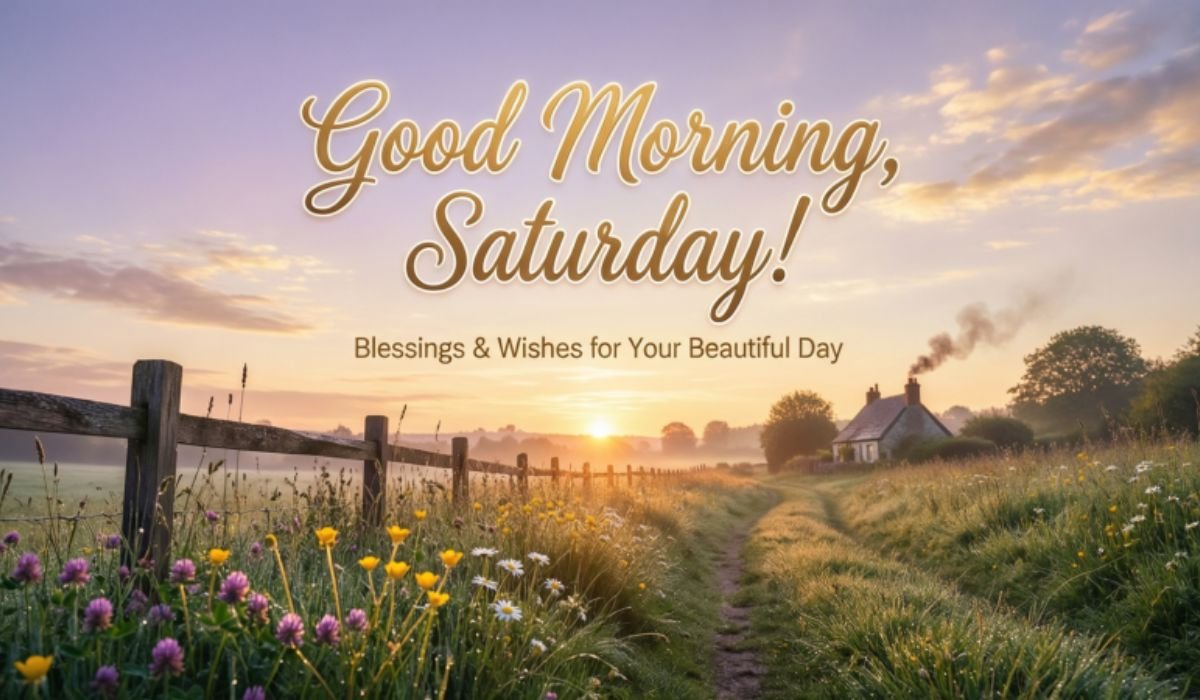 Good Morning Saturday Blessings