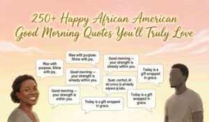Happy African American Good Morning Quotes
