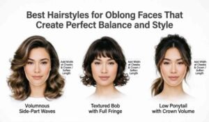 Hairstyles for Oblong Faces